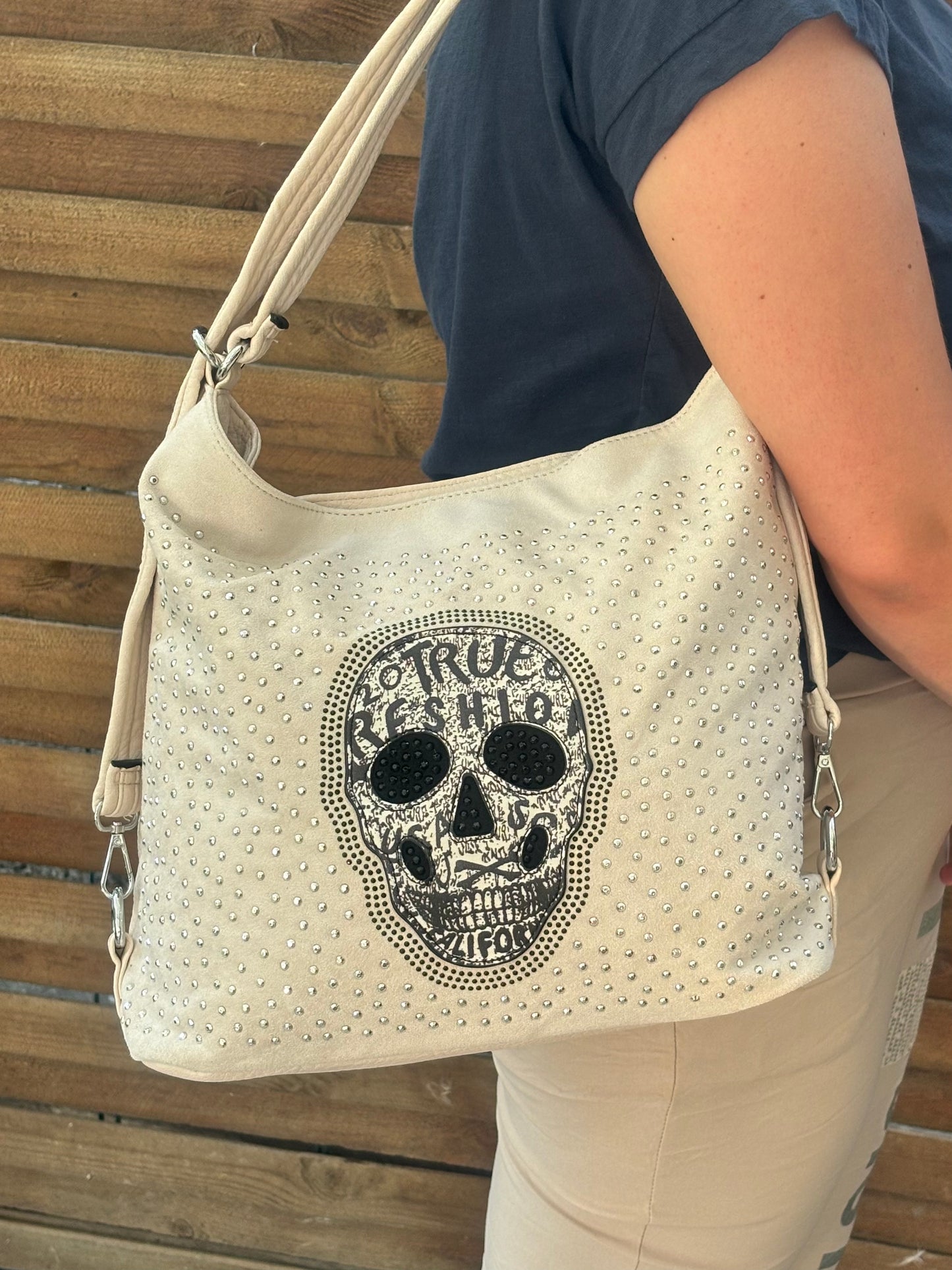 SAC A MAIN PORTEE EPAULE SKULL