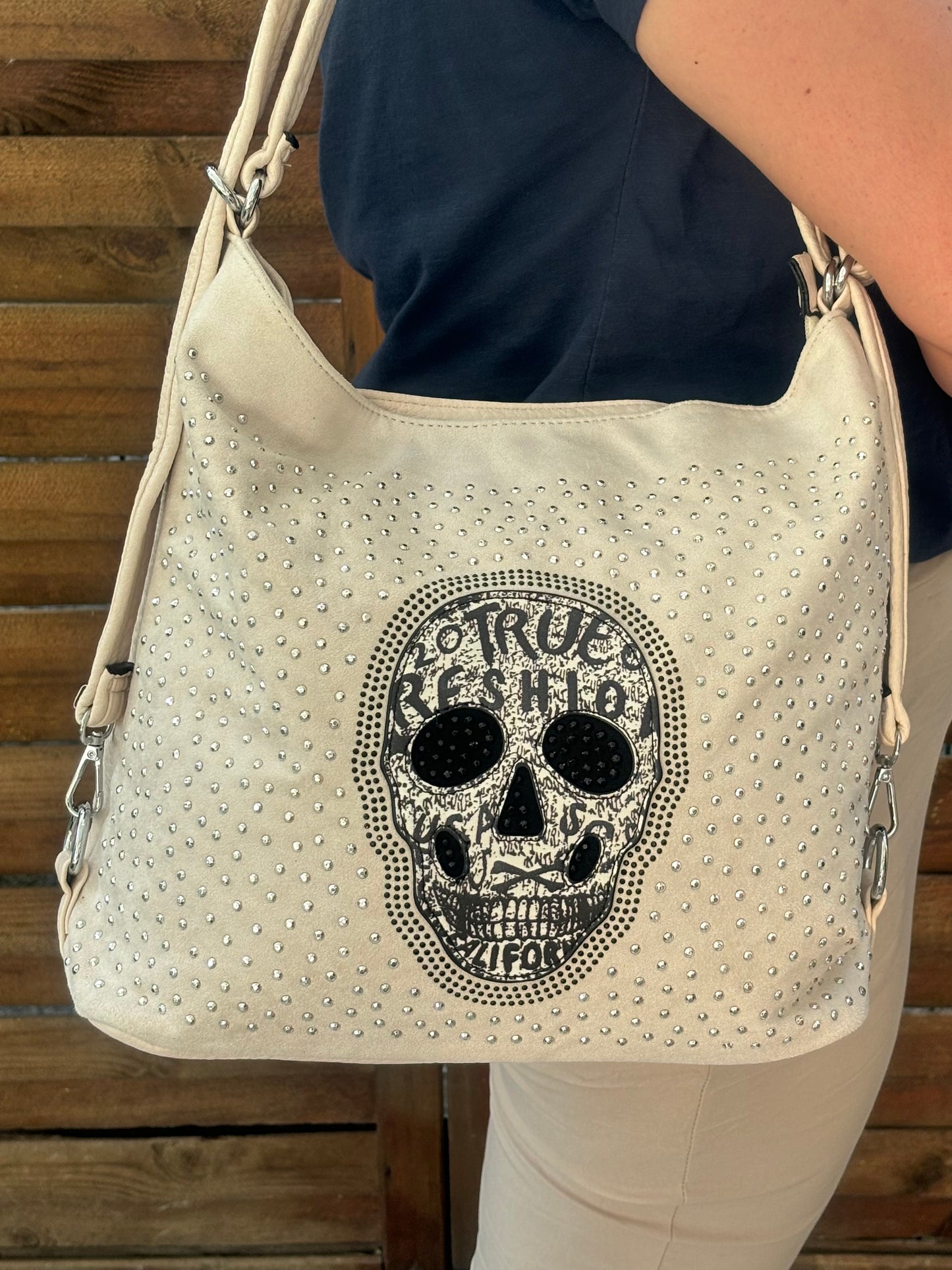 SAC A MAIN PORTEE EPAULE SKULL