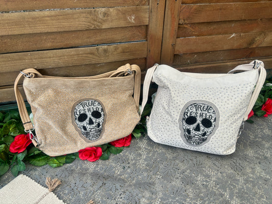 SAC A MAIN PORTEE EPAULE SKULL