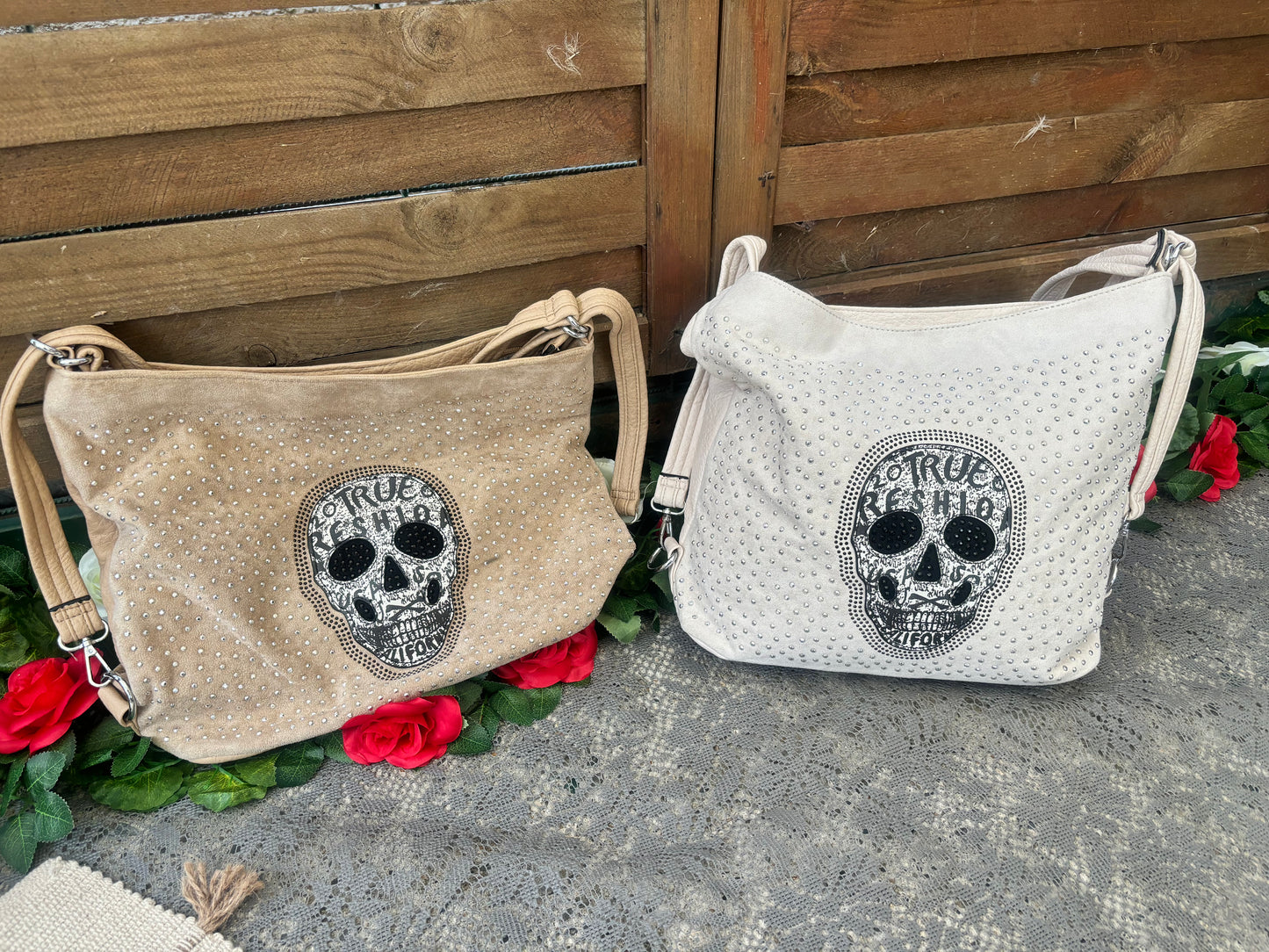 SAC A MAIN PORTEE EPAULE SKULL